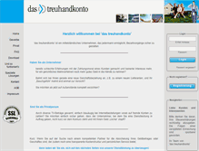 Tablet Screenshot of das-treuhandkonto.de